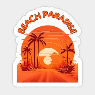 Beach Paradise: Sticker